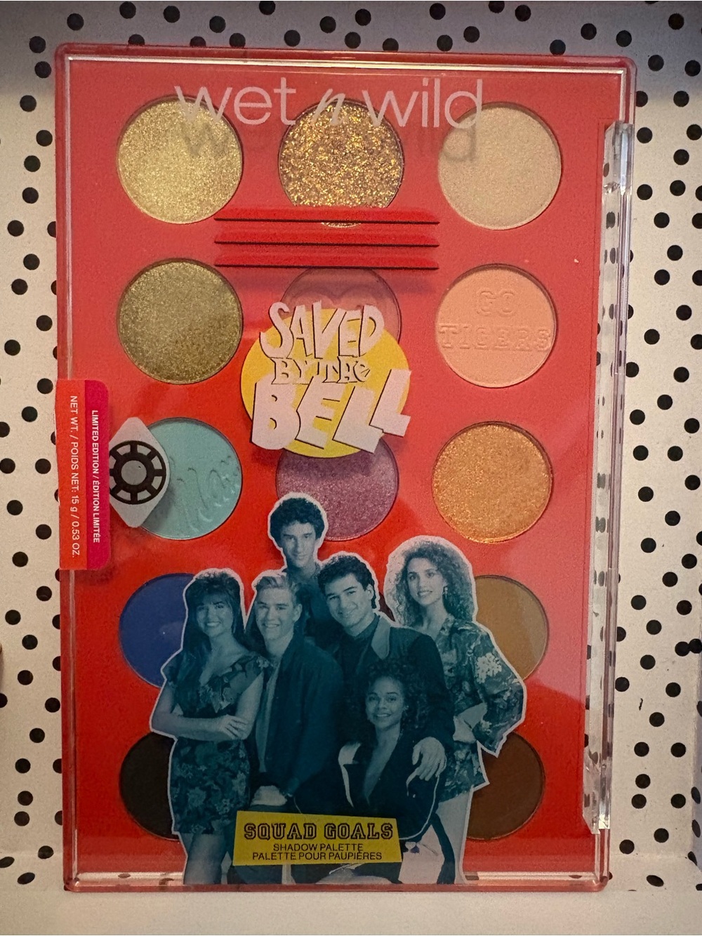 Saved By the Bell eyeshadow palette